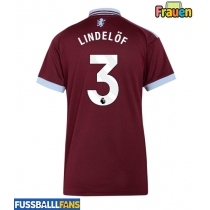 Aston Villa Victor Lindelof #3 Heimtrikot Frauen 2026-27 Kurzarm